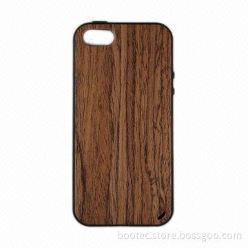 Wooden Mobile Case for Samsung, iPhone, Made by IMD Technology